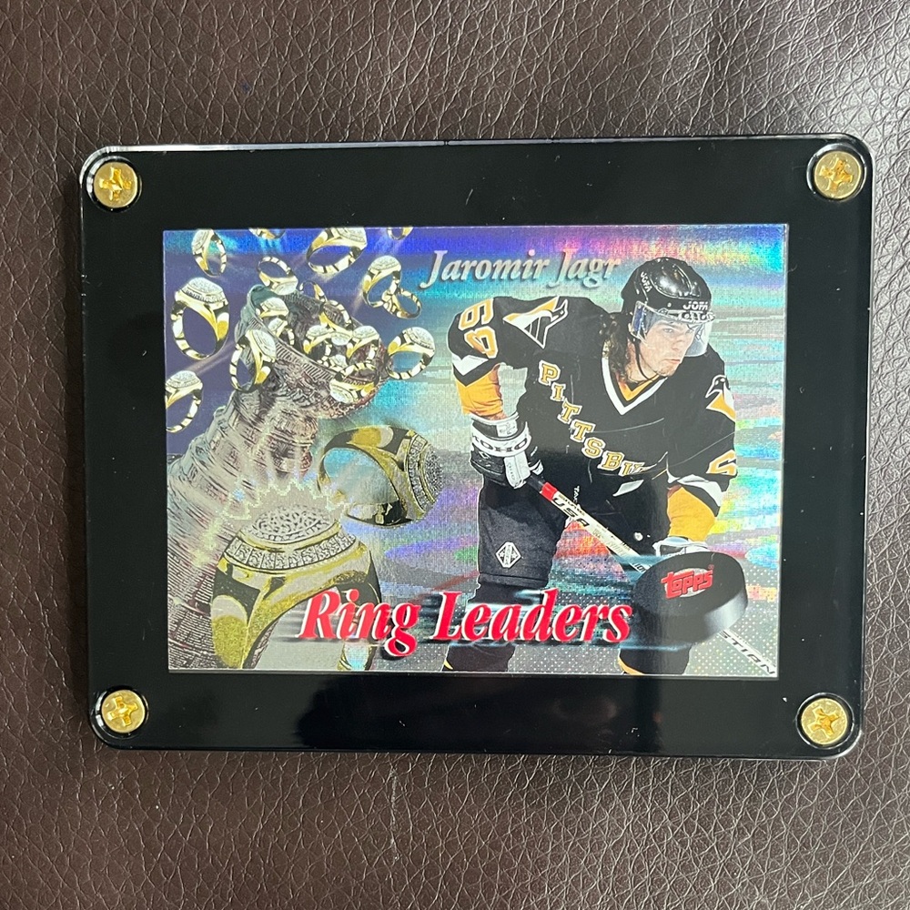 1994-95 Topps Ring Leaders Jaromir Jagr #15 Pittsburgh Penguins